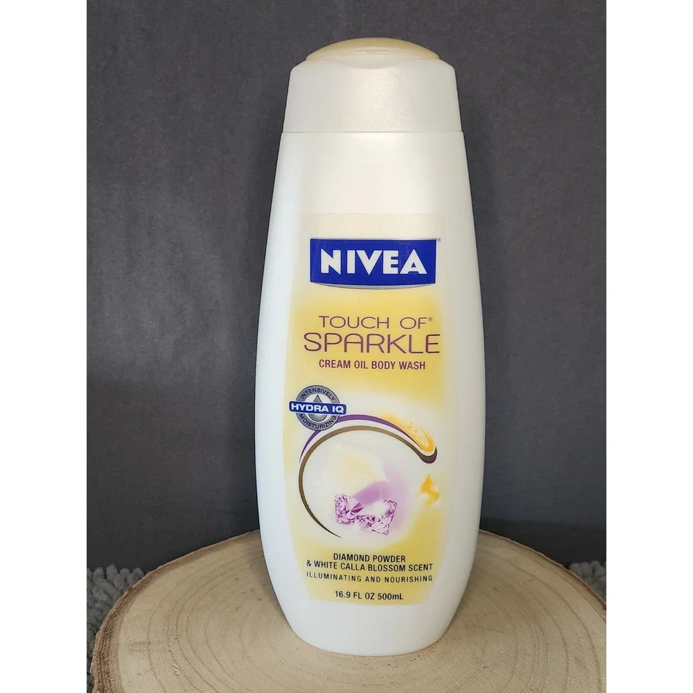 Nivea Touch of Sparkle Cream Oil Body Wash Diamond Powder 16.9 Oz (DISCONTINUED)