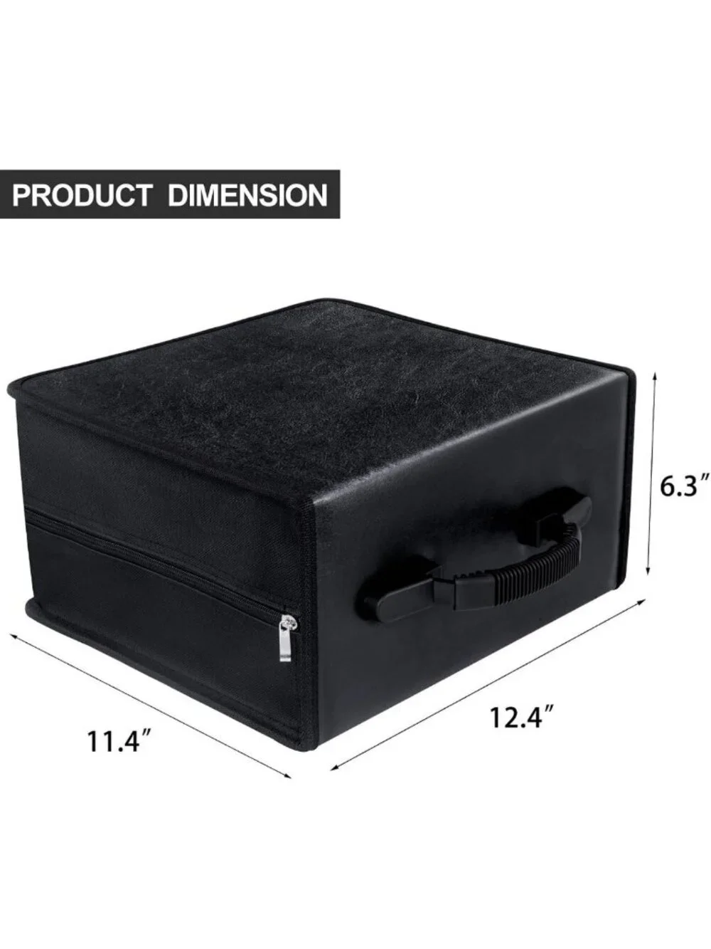 Large Capacity 400 Disc CD/DVD Case Binder - Black PU Storage Organizer
