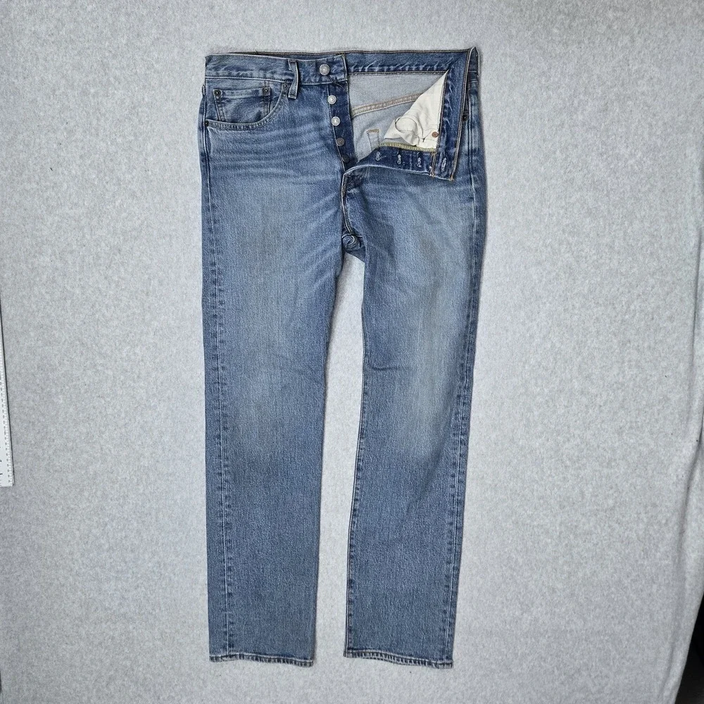 Levi's 501 Men Jeans‎ 31X32 Blue Denim Original Fit Straight Leg