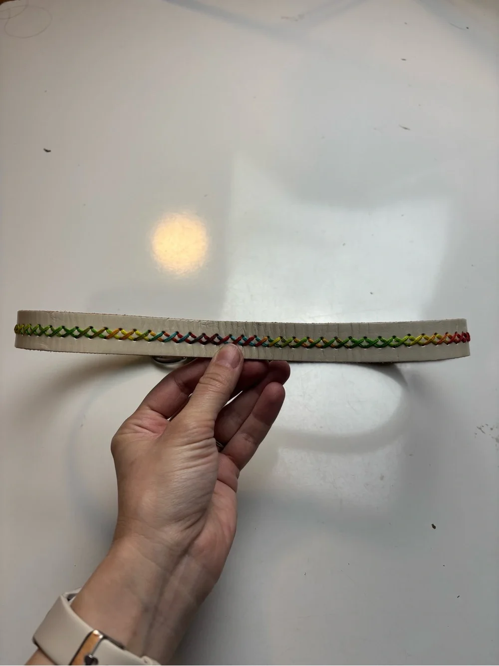 Fossil leather rainbow