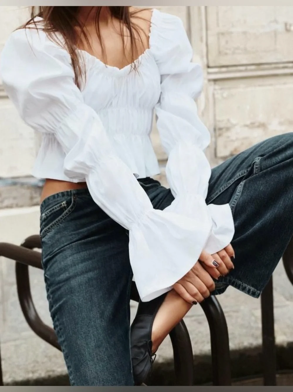Zara smocked bodice