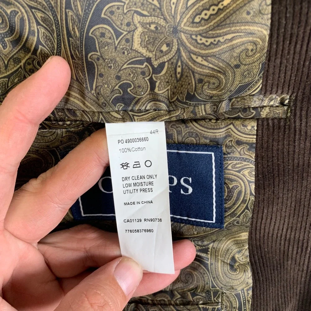Chaps corduroy blazer