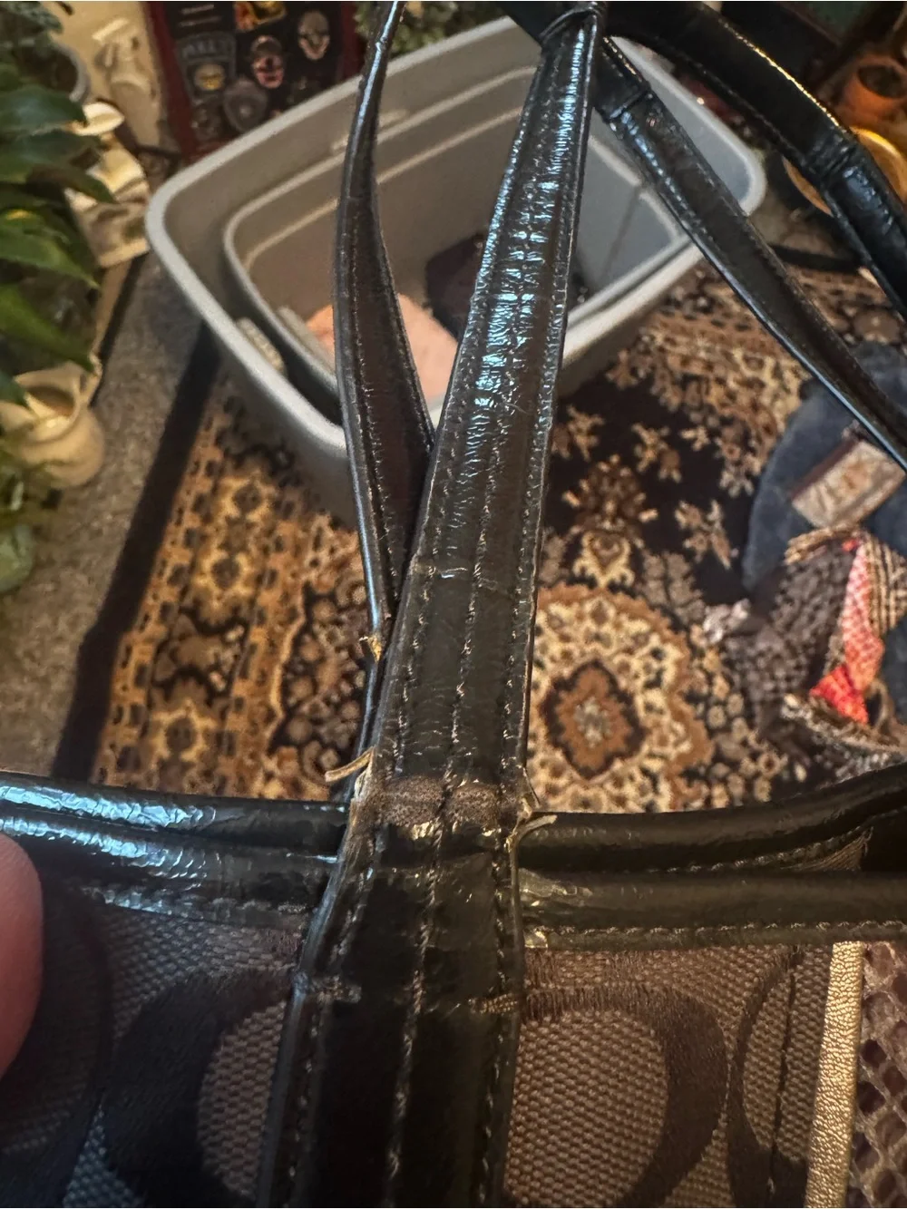 Coach signature jacquard