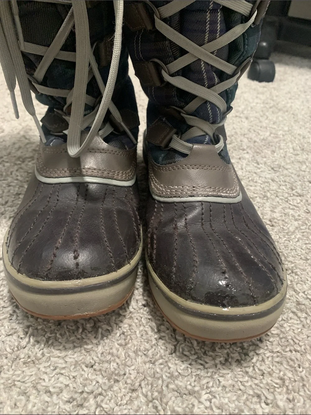 Sorel plaid fabric