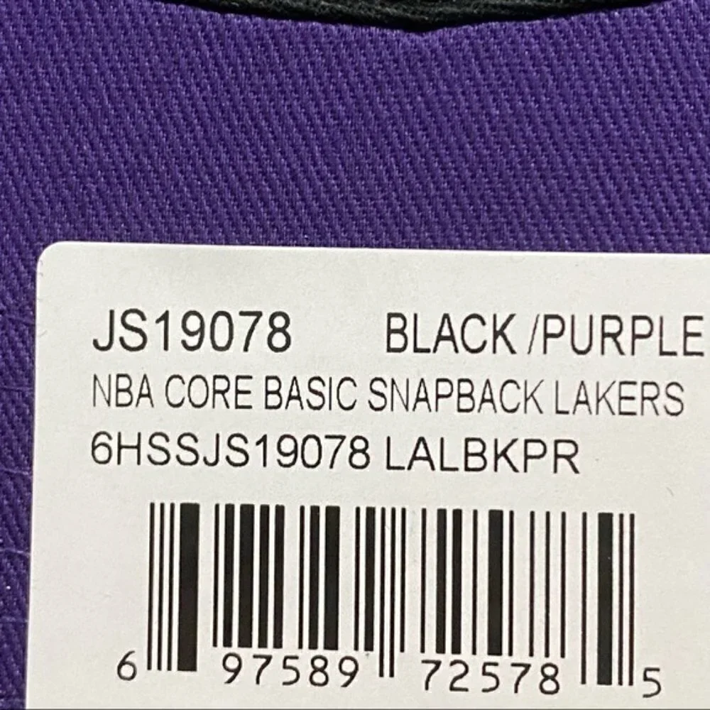 Mitchell & Ness purple black