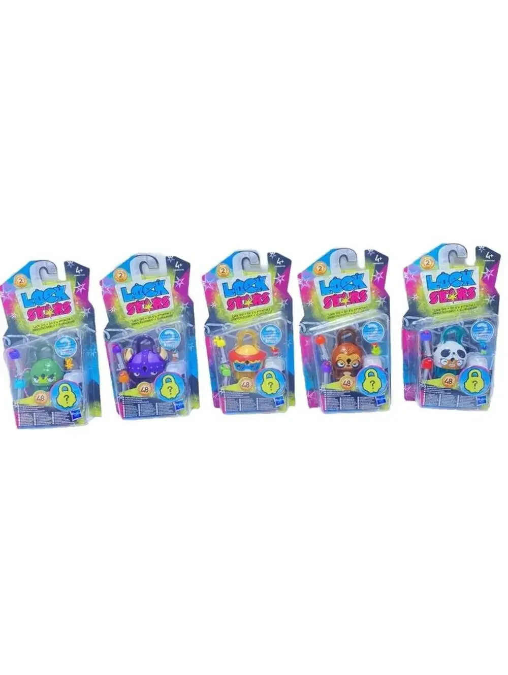 Lock Stars Series 2 Toy Lot 5pc Collection Kids Puzzle Challenge Fun Playset