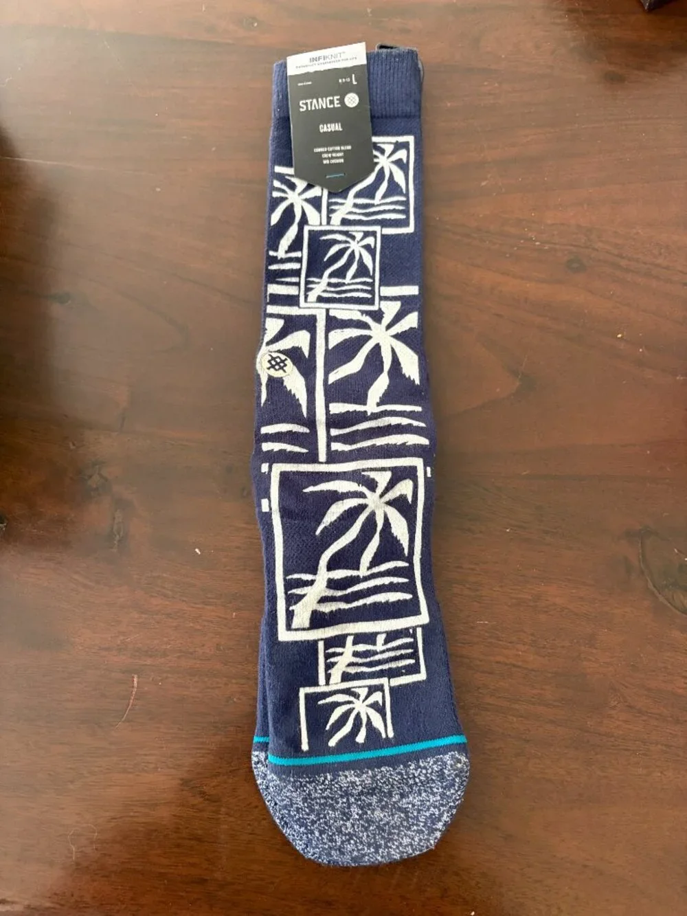 Stance print blue