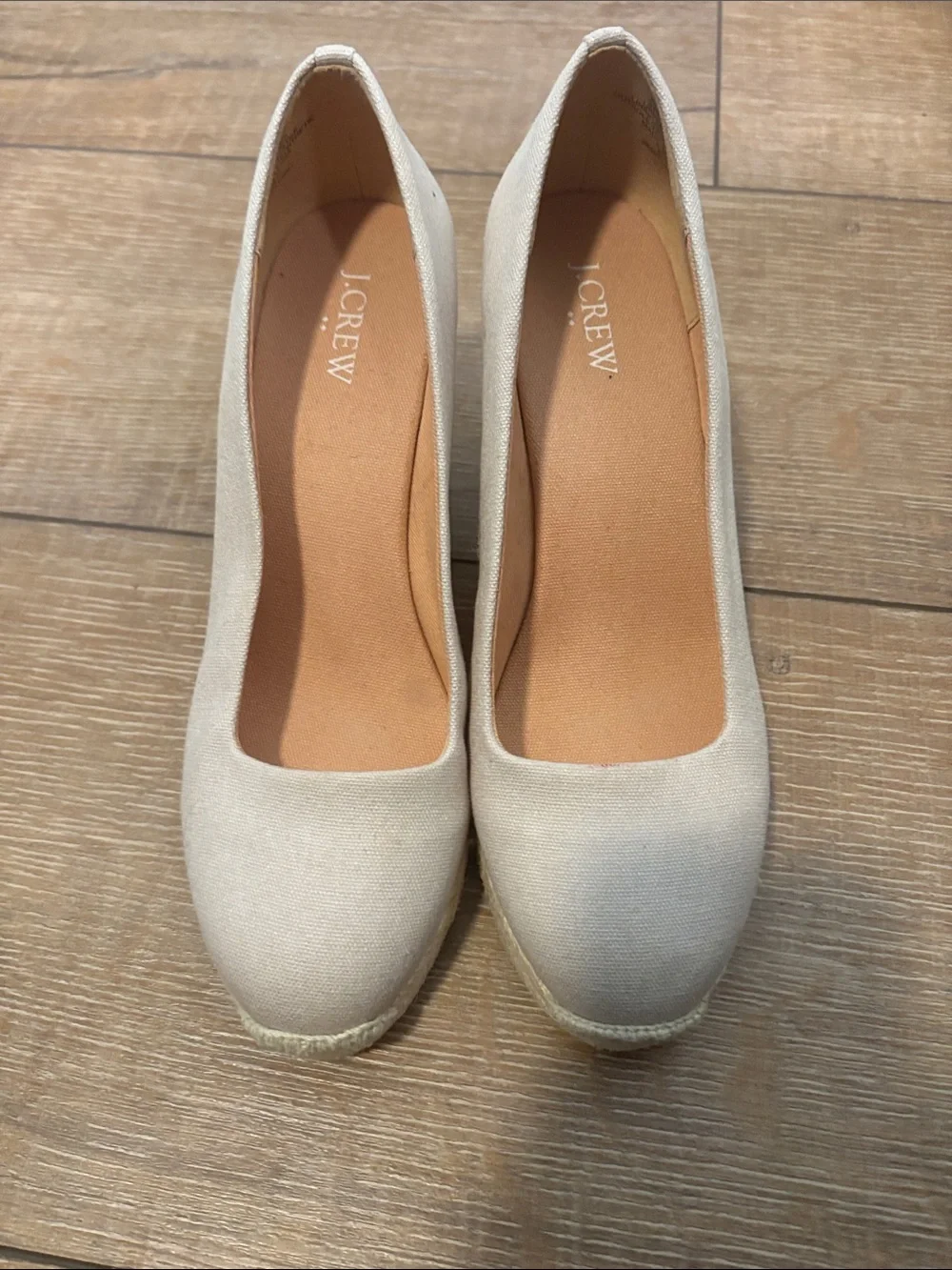 J. Crew canvas espadrille