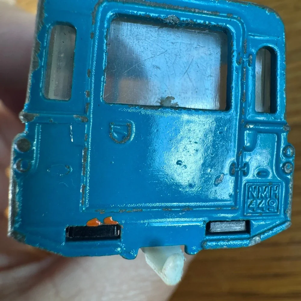 Vintage Matchbox Series No 12 Land Rover Safari Lesney Made in England Blue‎