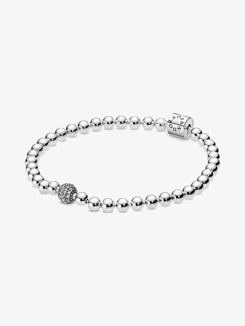 Pandora Beads & Pavé Bracelet