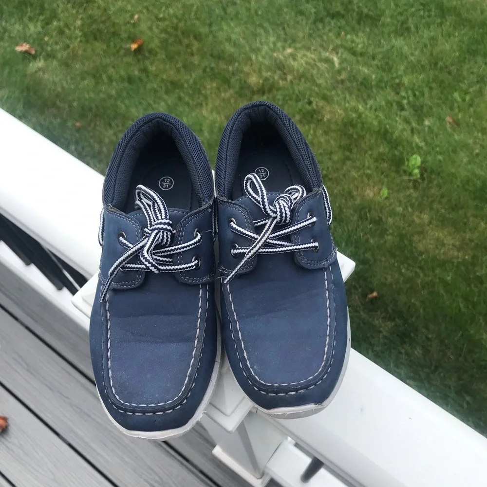 Navy blue shoes