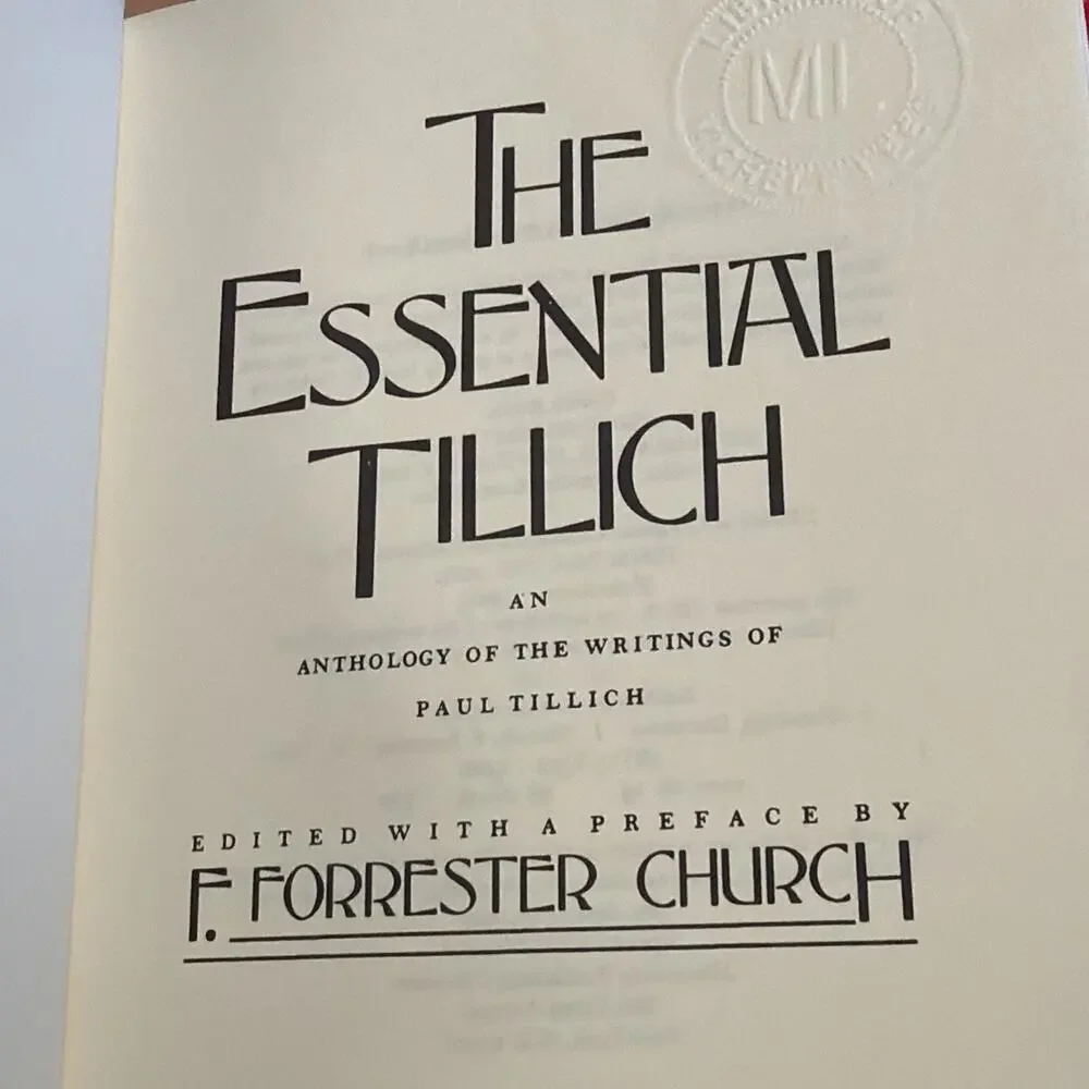 N/A essential tillich