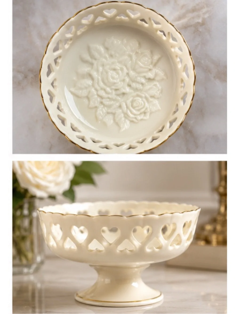 Lenox pedestal compote