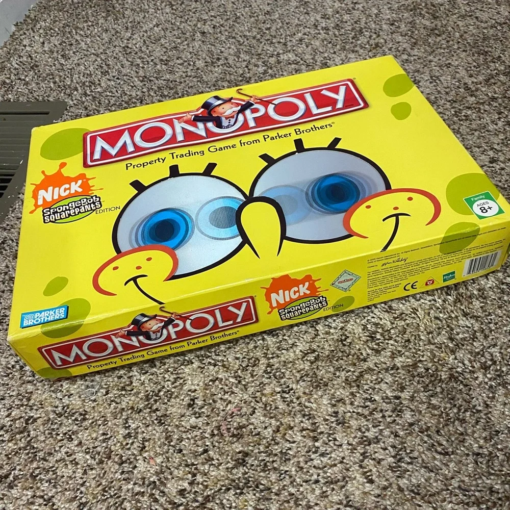 Monopoly Board Game SpongeBob SquarePants Edition