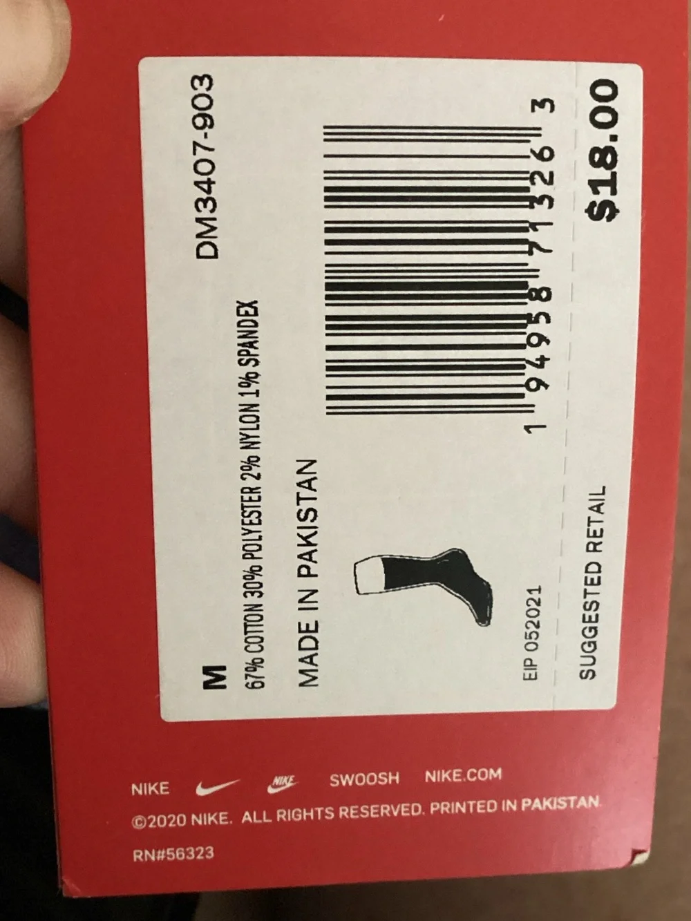 Nike crew socks