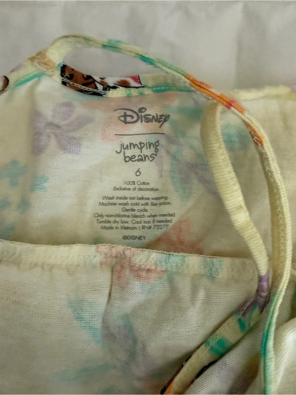 Disney lightweight yellow