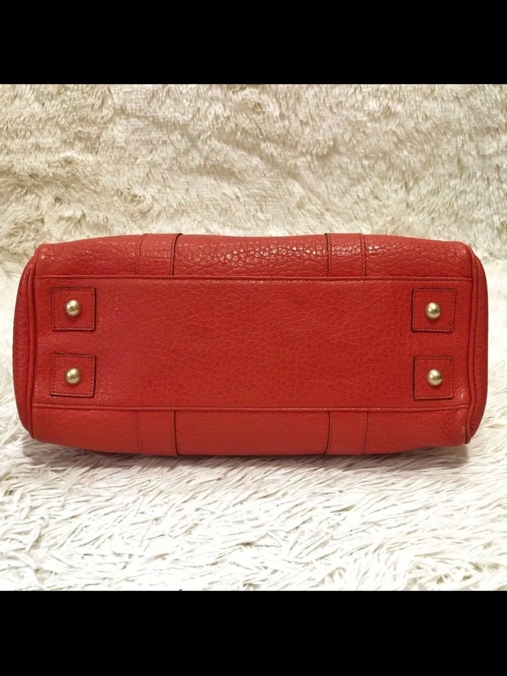 Mulberry Red Leather Bayswater Satchel