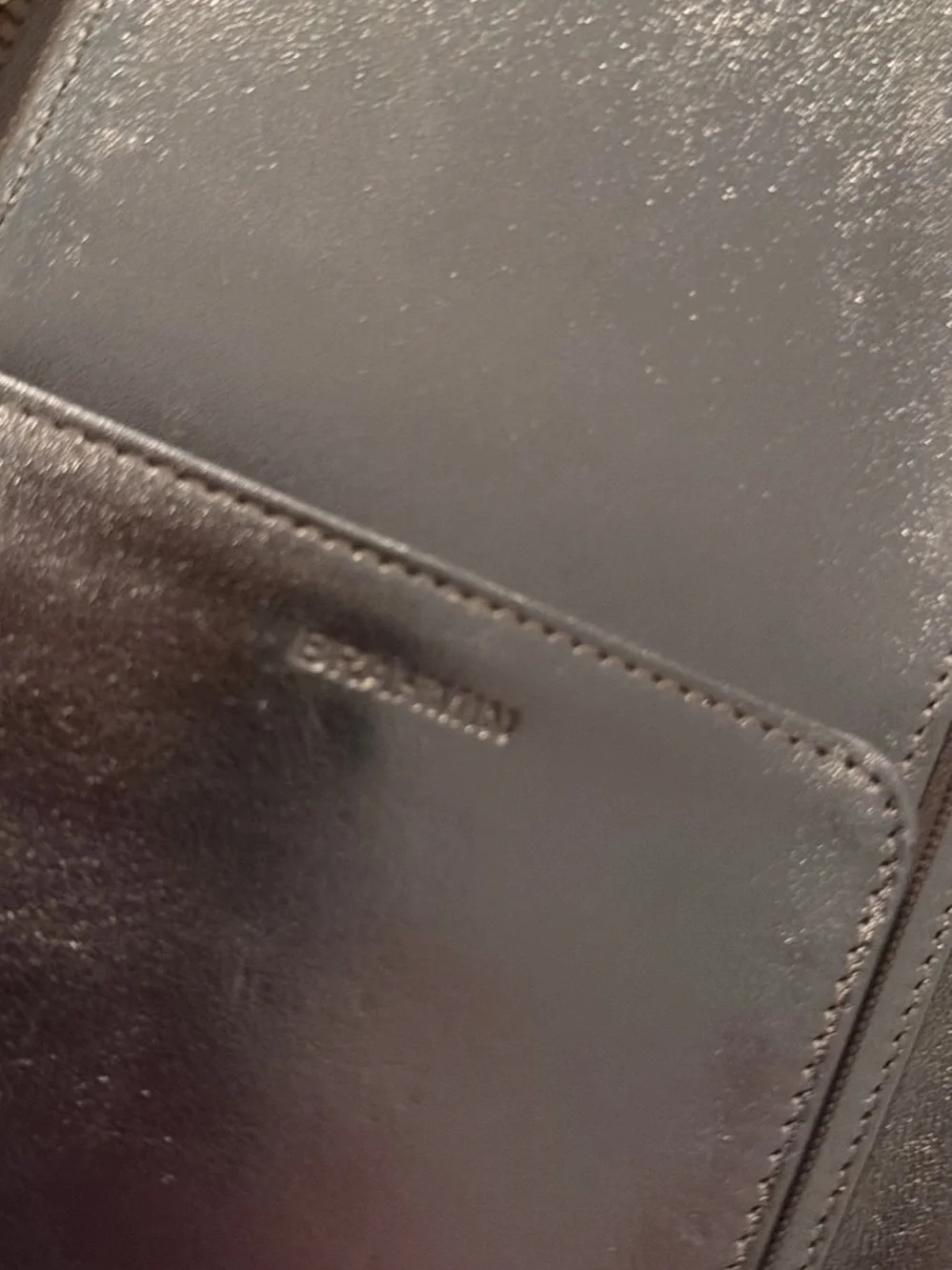 Brahmin croc embossed