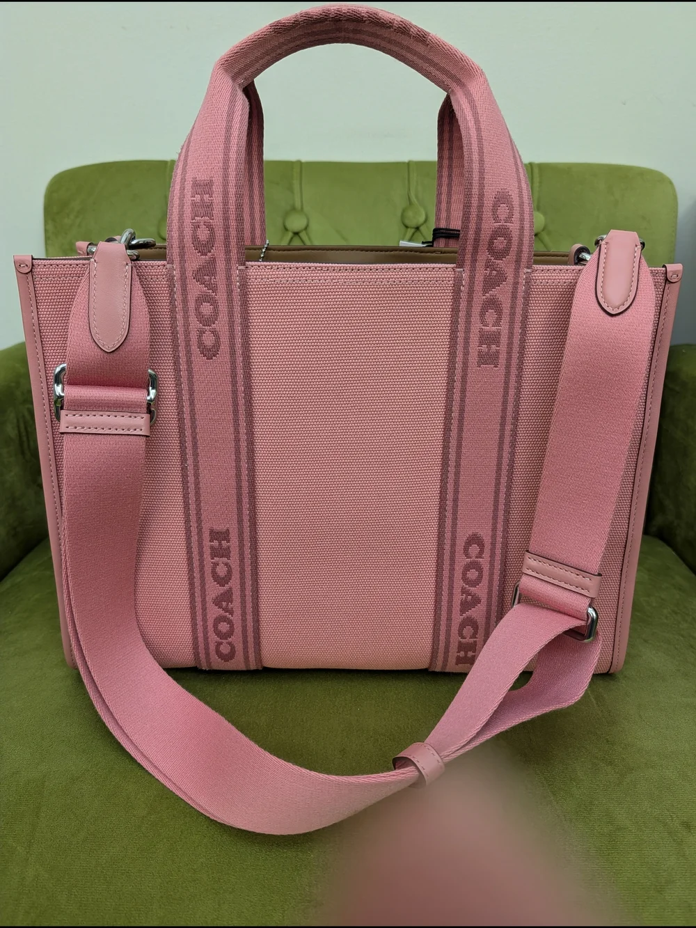 Coach canvas tote