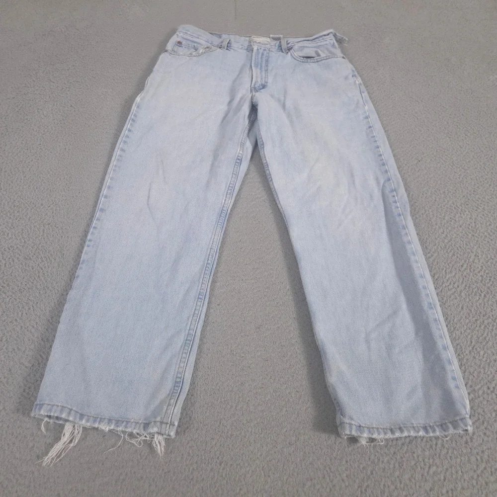 VINTAGE Levi's Jeans Mens 33x30 Light Wash 550 Relaxed Fit Tapered Leg Denim 00s