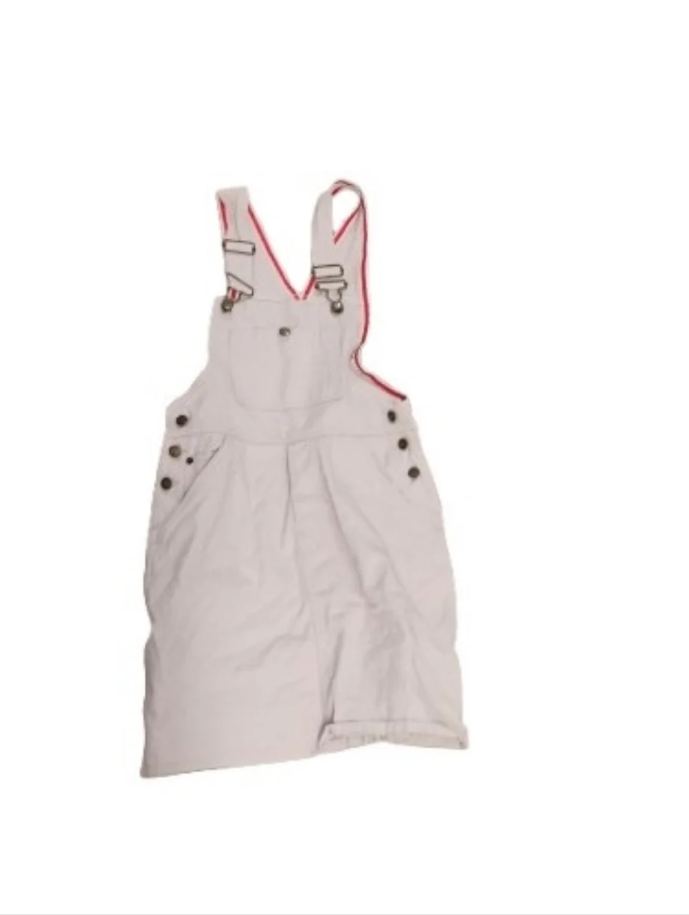 G.H. Bass Co. Girls Khaki Overall Skirt Sz XL