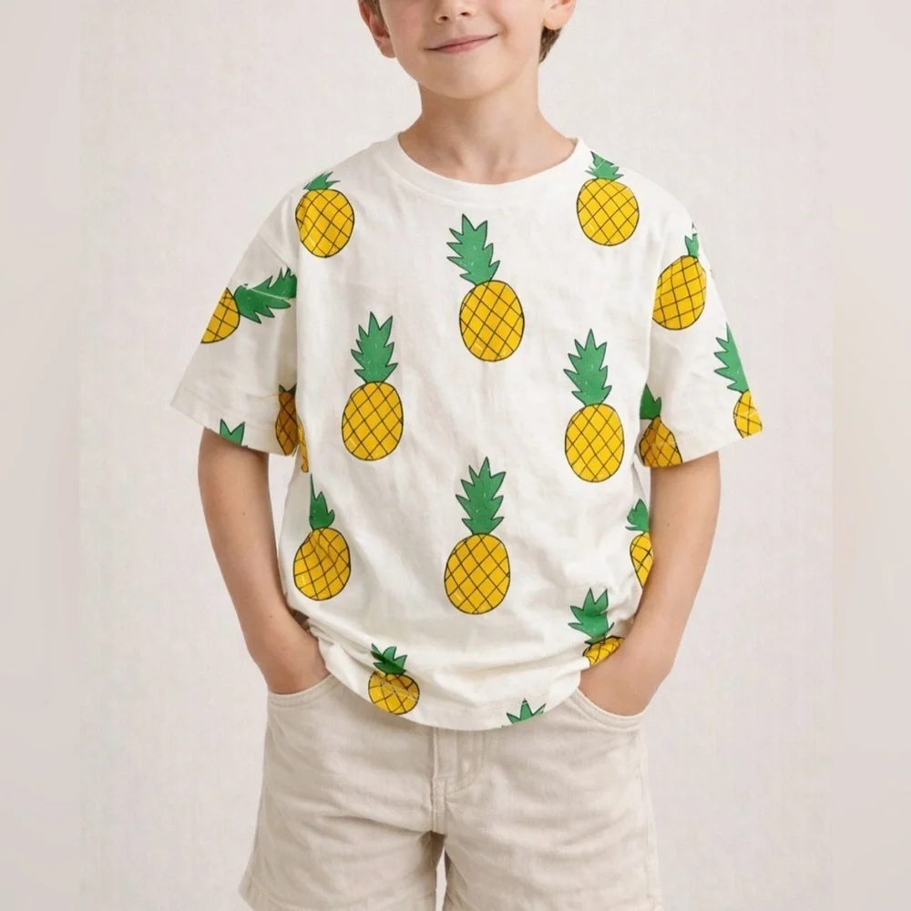 Zara Kids pineapple print t-shirt