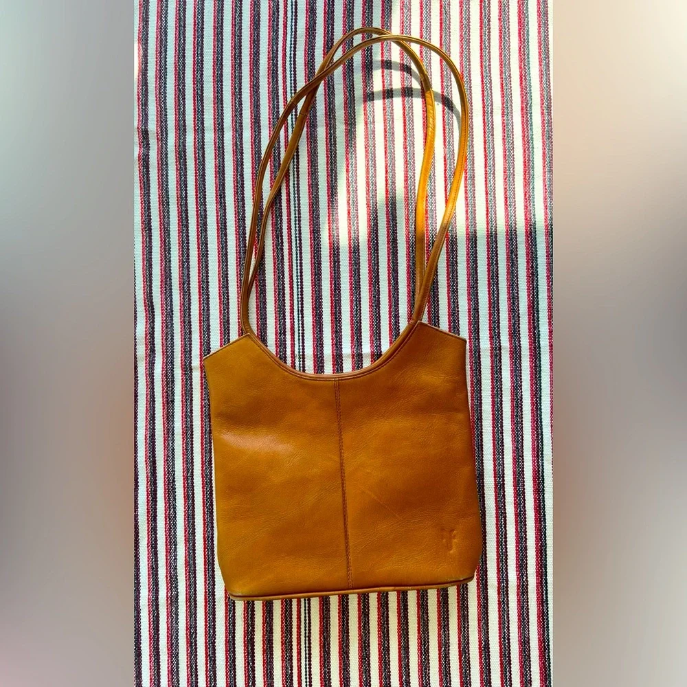 Frye Mustard Yellow Leather Shoulder Bag