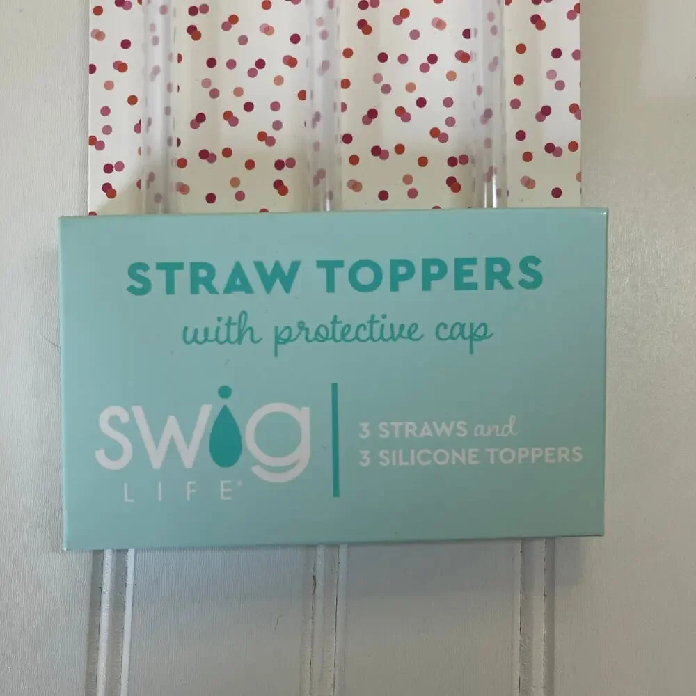 NWT Swig Life Straws Toppers Pumpkin‎ Bow PSL Fun Host Gift Cut to Size
