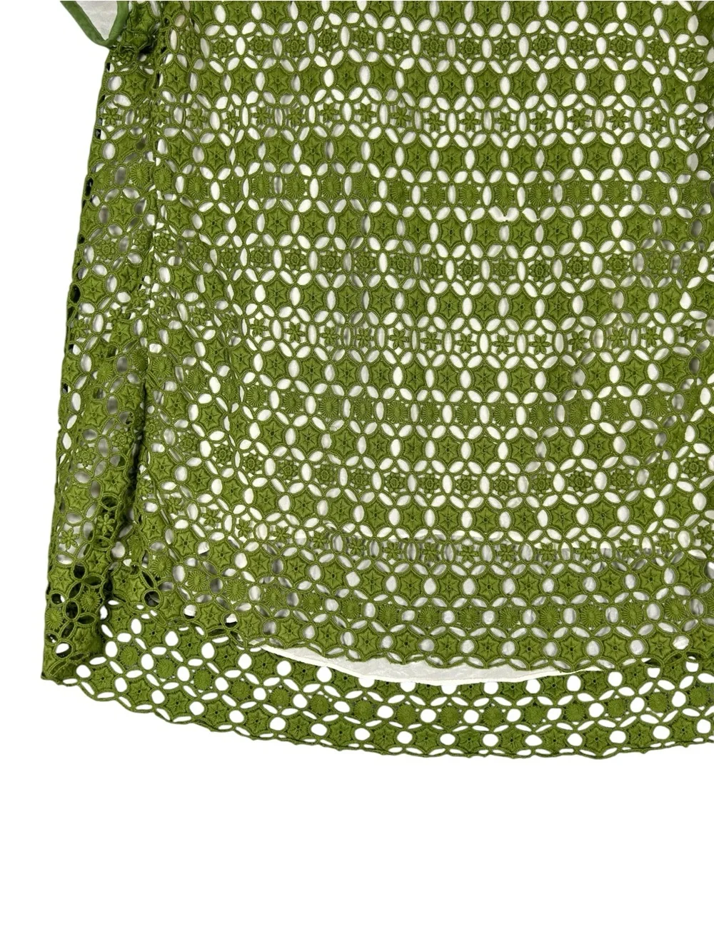 Tory Burch Linda crochet swing top - Medium / Green