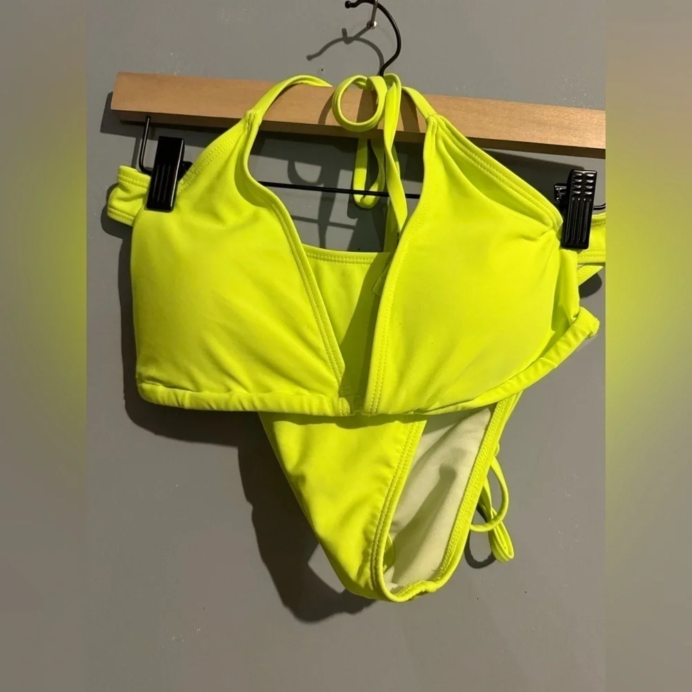 Bright Yellow Bikini Set