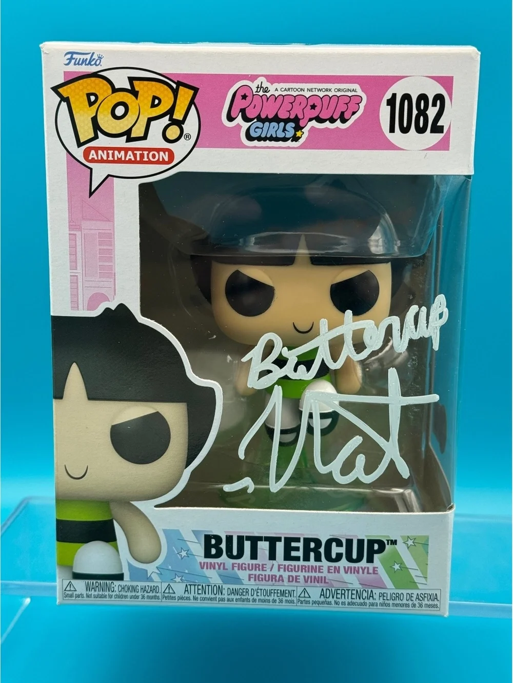Natalie Palamides signed Buttercup Powerpuff girls Funko 1082 with Beckett COA