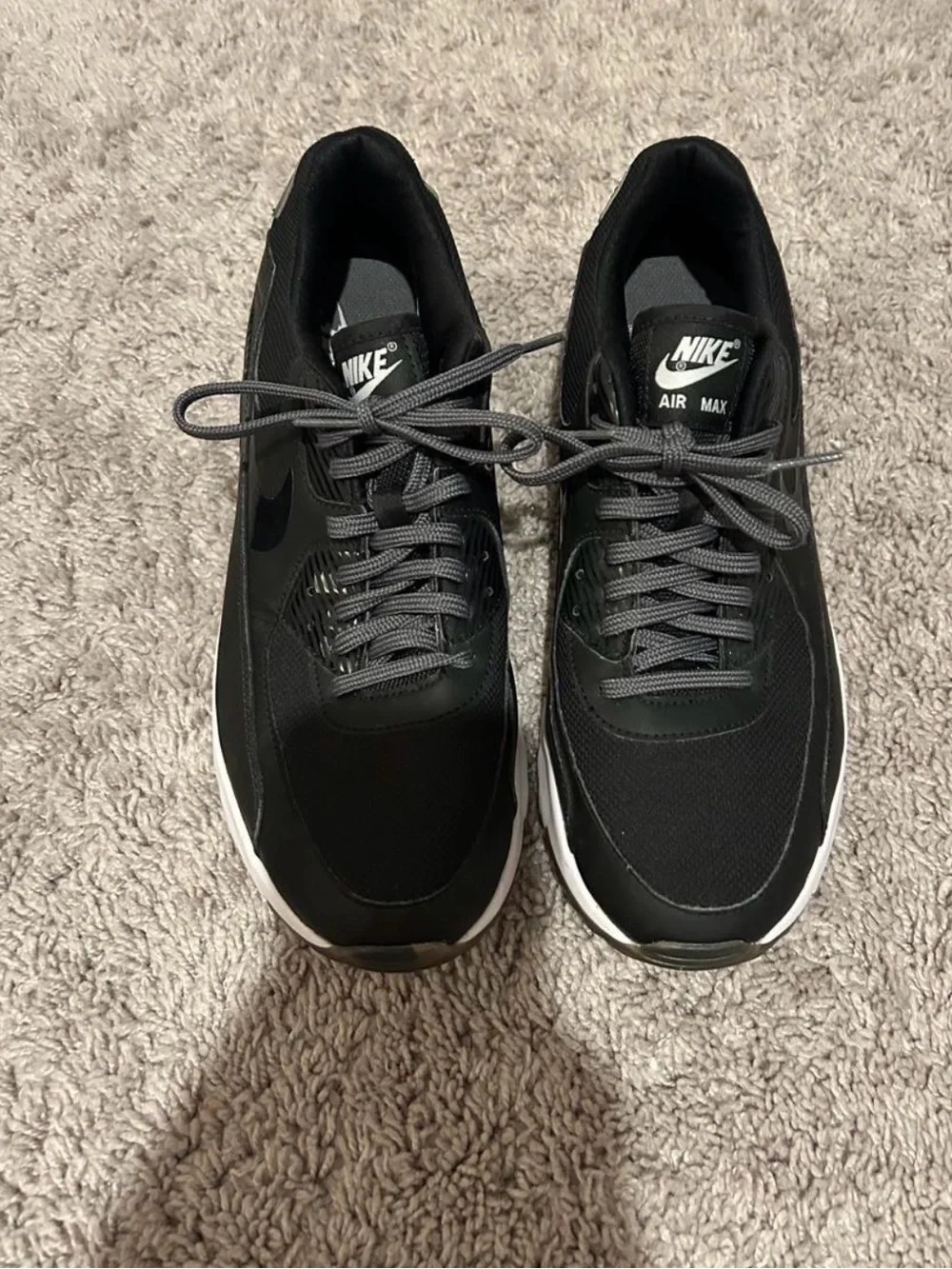 Nike Black and Gray Men's Athletic Sneakers