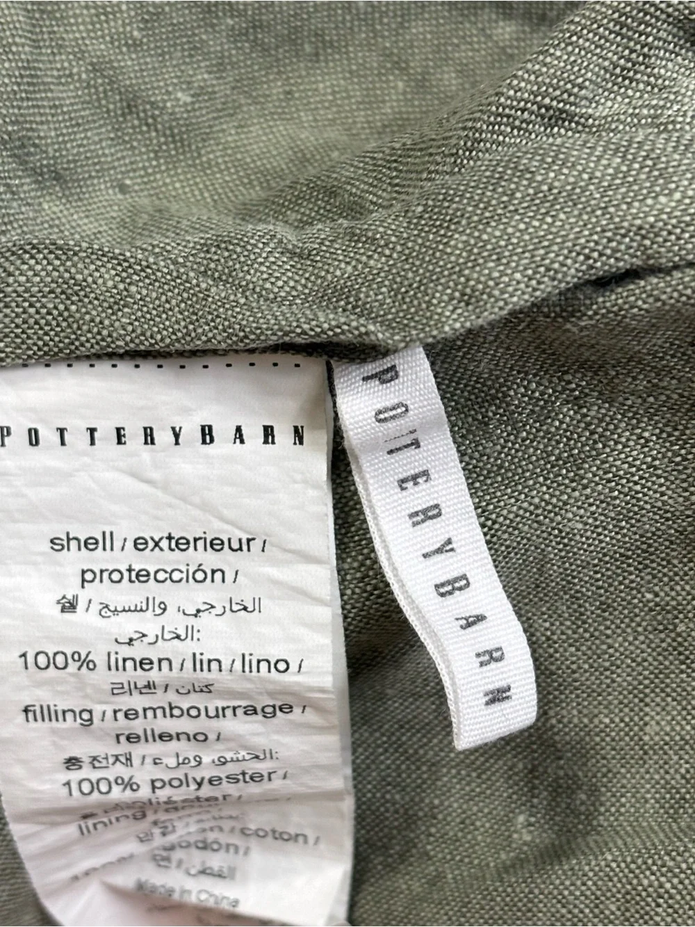Pottery Barn very good
