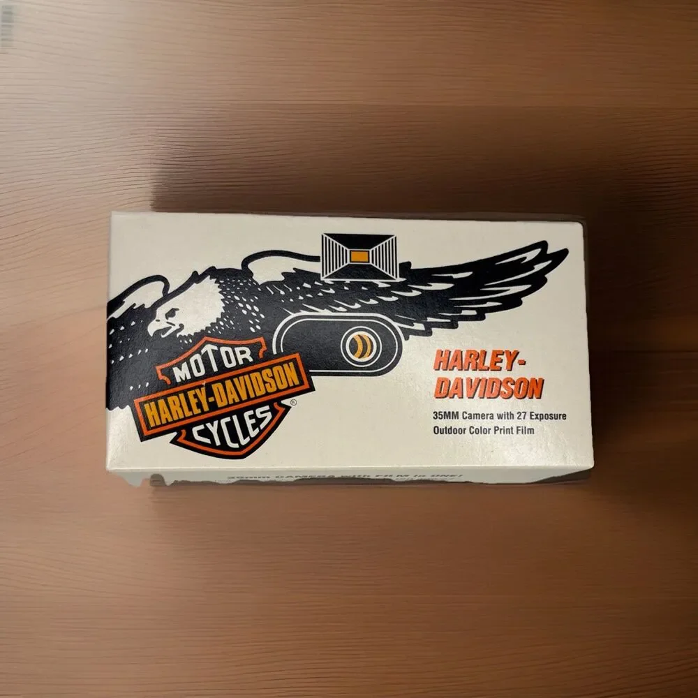 Harley Davidson 35mm Disposable Camera 27 Exposure Sealed Promotional Film