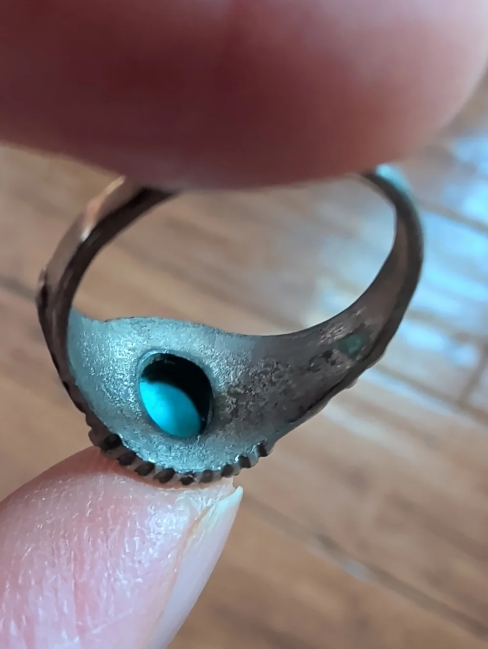 Vintage silver turquoise