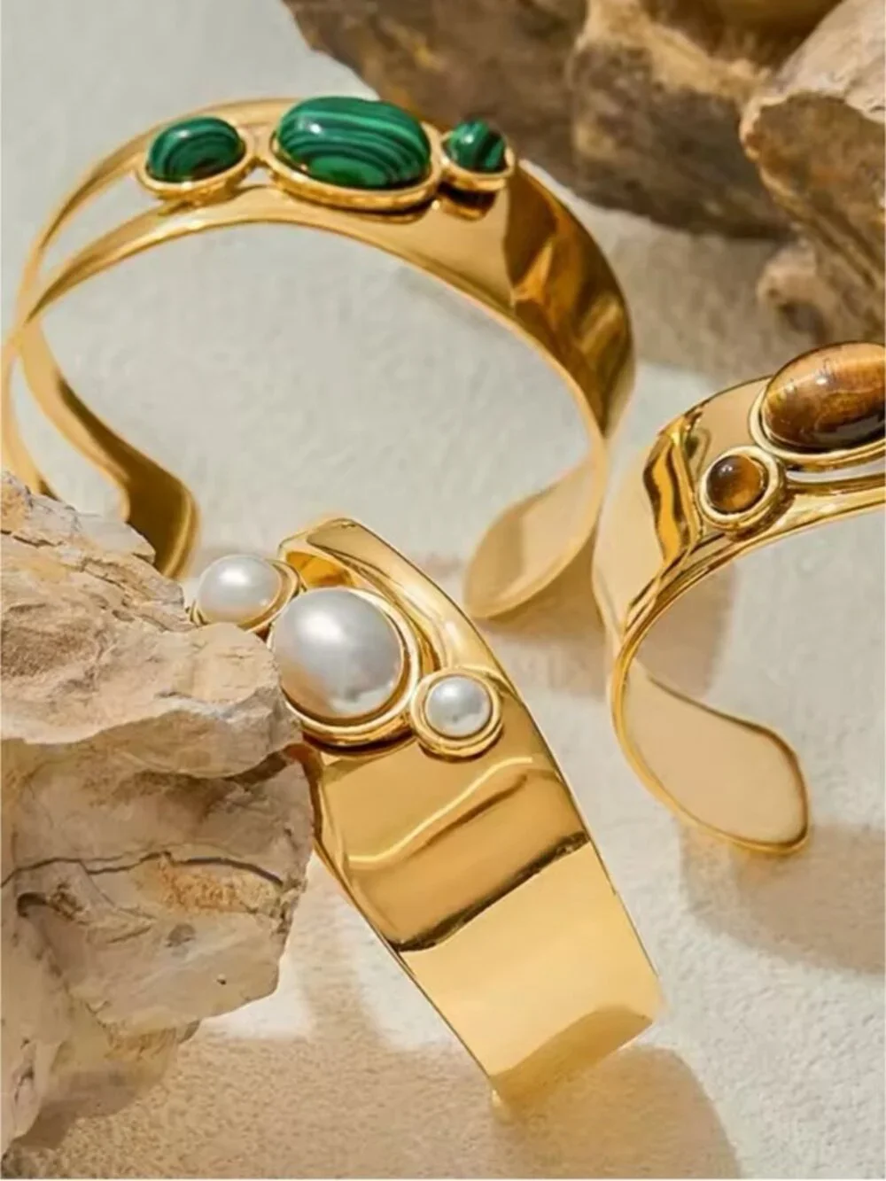 Anthropologie sleek gold