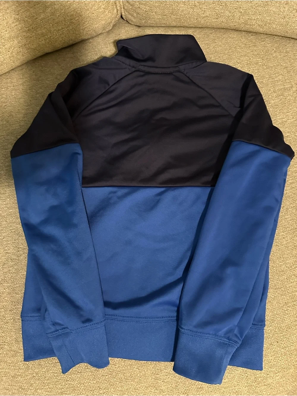 Nike Kids Navy and Royal Blue Colorblock Bomber Track Set