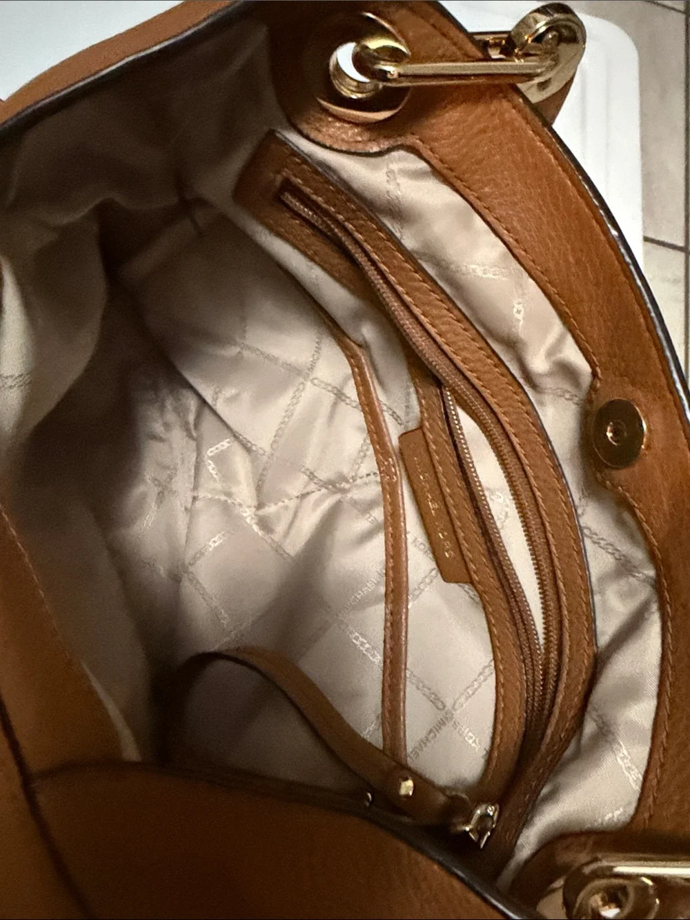 Michael Kors soft pebbled