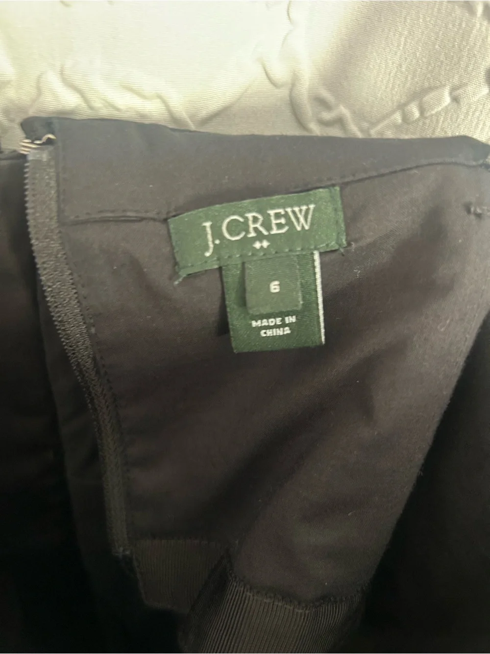 J. Crew fitted fabric