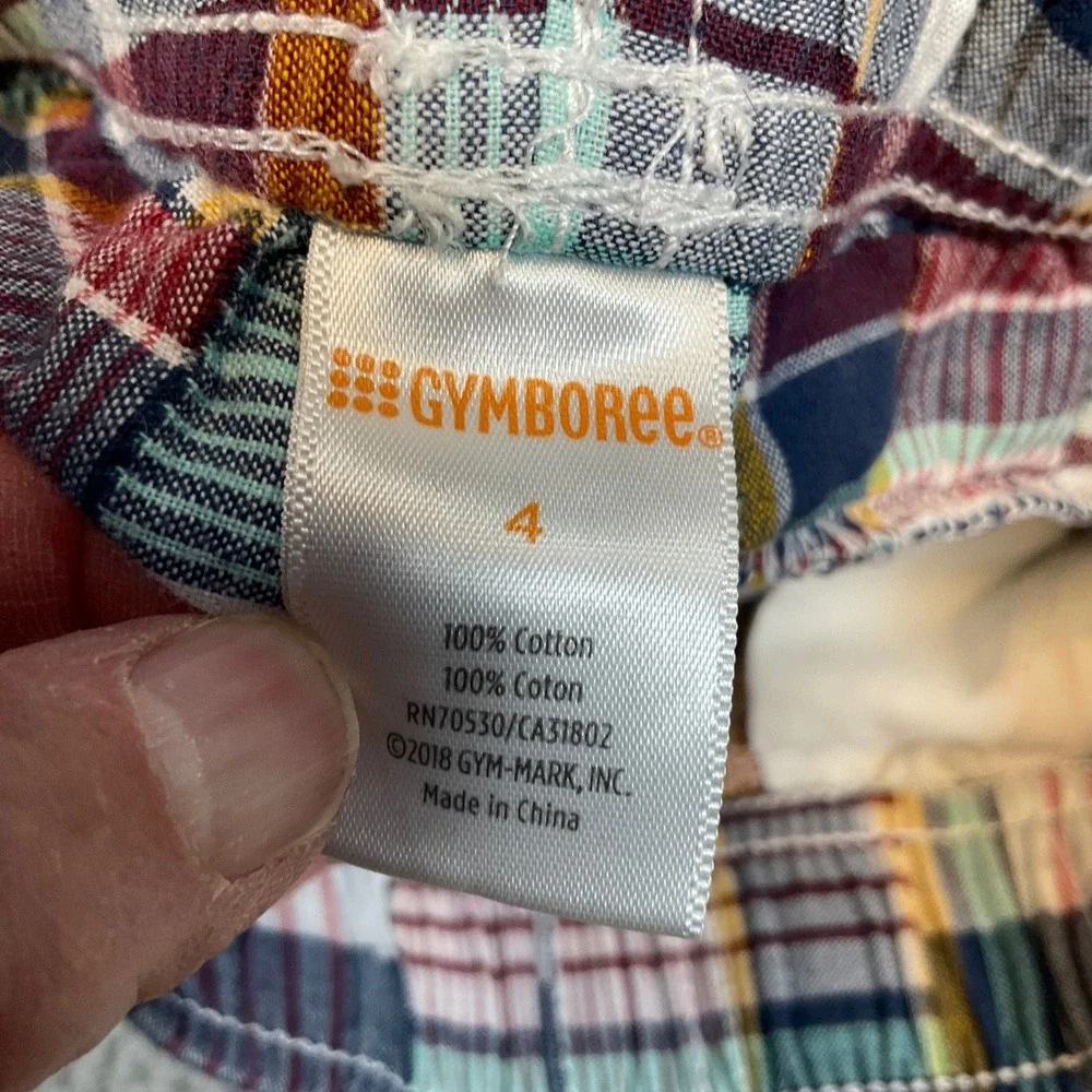 Gymboree patchwork plaid