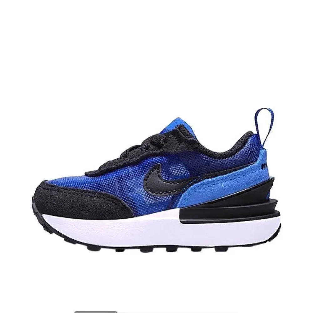 Toddler's Nike Waffle One Racer Blue/Black-White size 4 Toddler