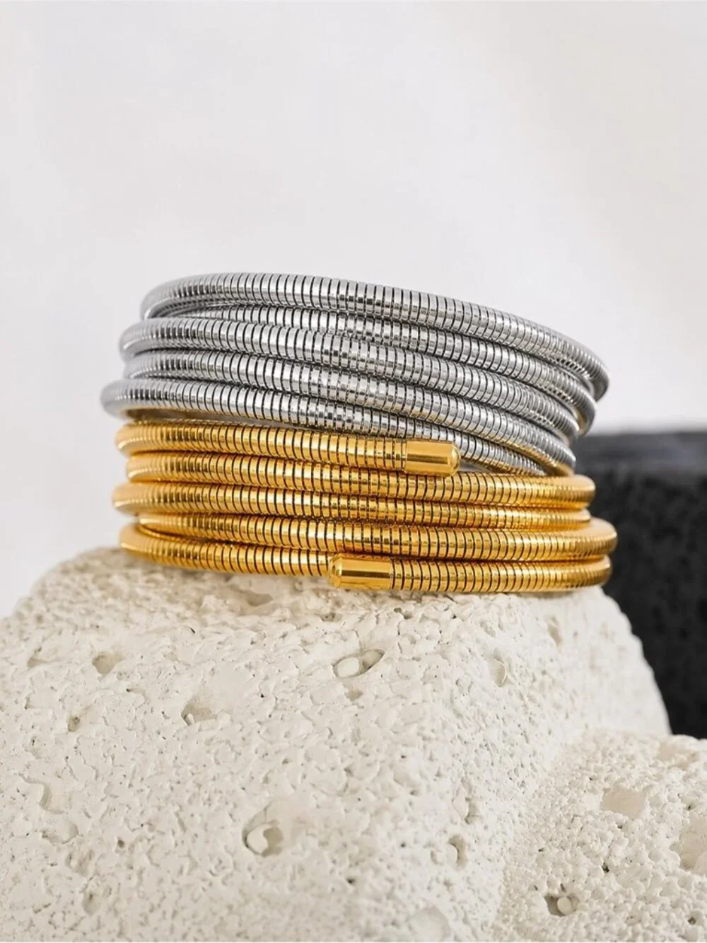 Anthropologie layered coil