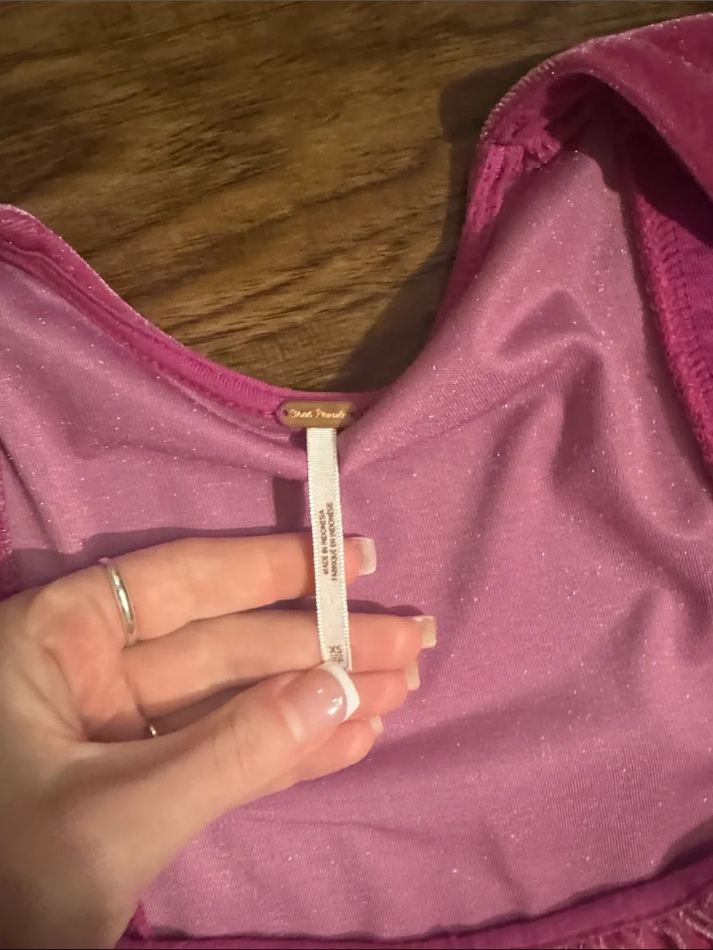 Free People this top size