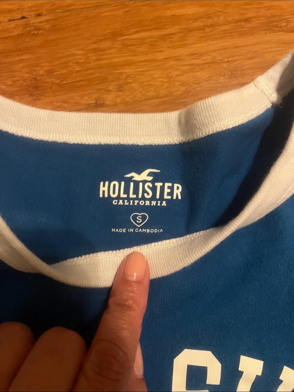 Hollister soft blue