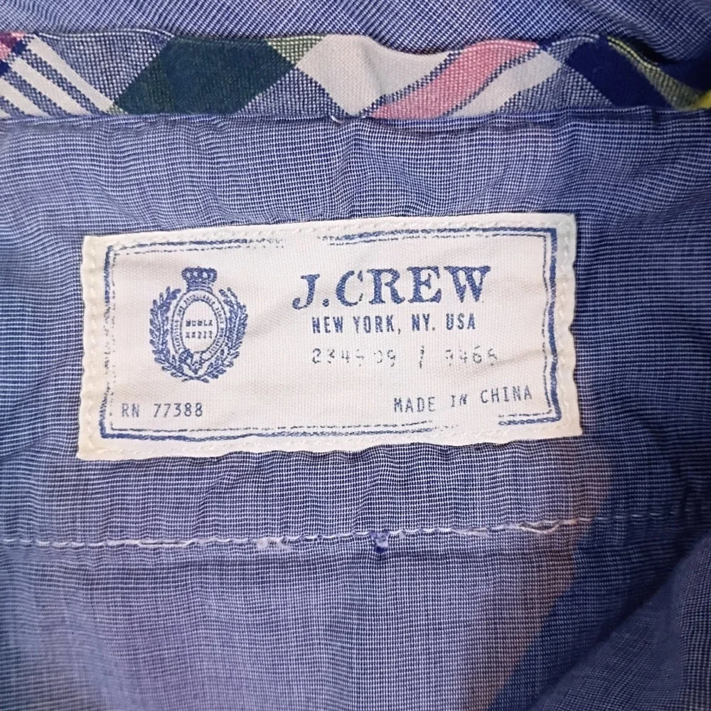 J. Crew crew seersucker