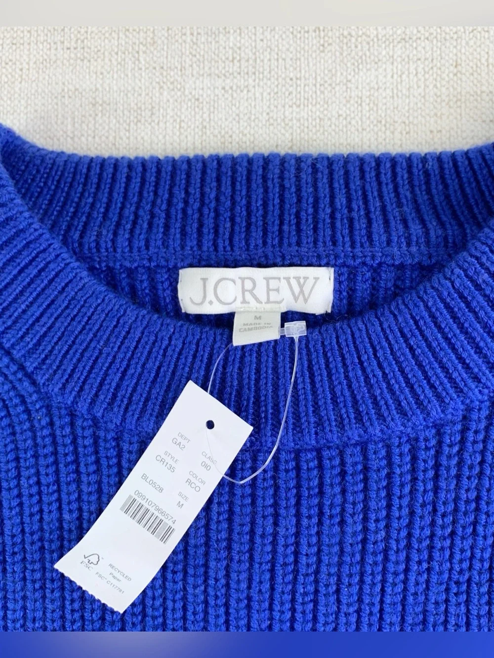 J. Crew merino classic