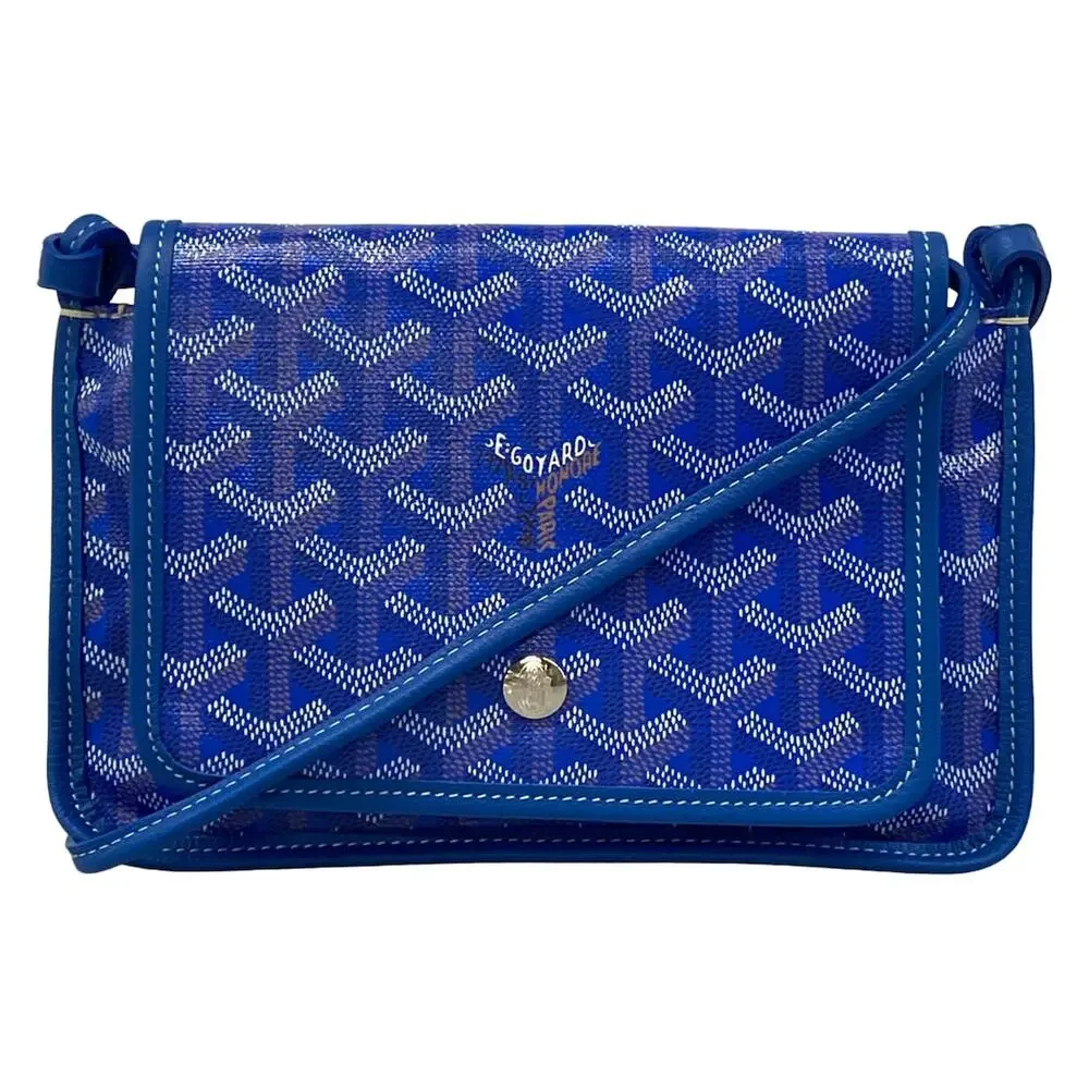 Goyard Plumet Shoulder Bag Coated Canvas Leather