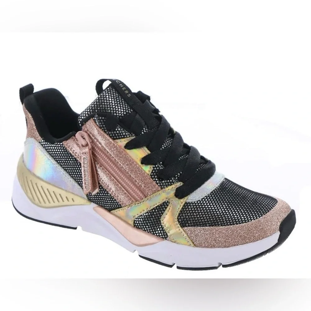 SKECHERS STREET SHINE STATUS 2.0 --SIZE 6‎ YOUTH-- WOMENS SIZE 8
