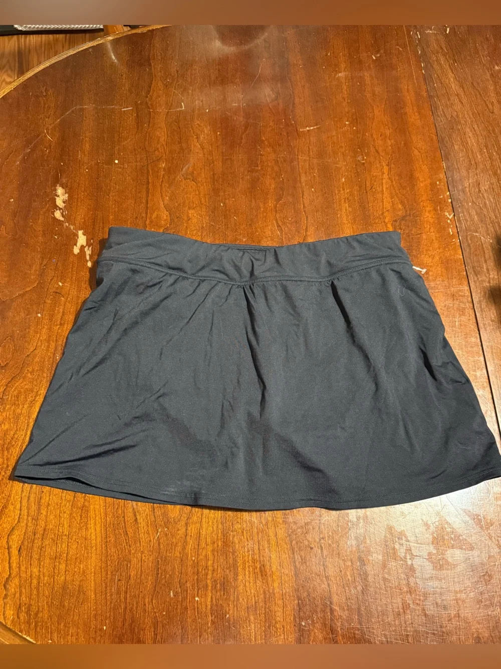 Lands' End‎ Black Swim Skort
