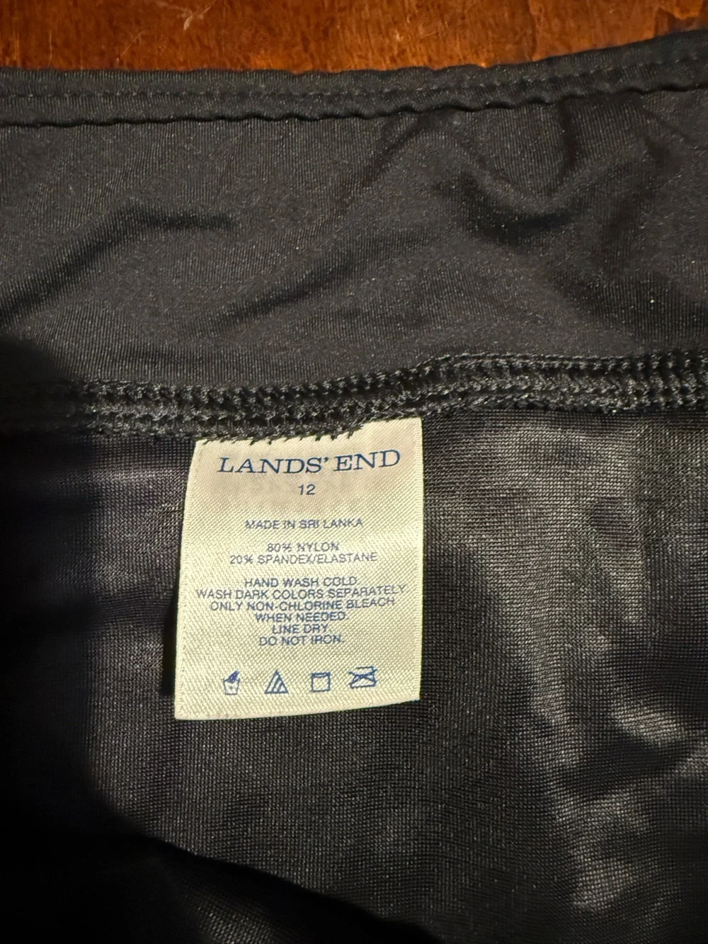 Lands End black athletic